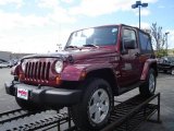 2007 Red Rock Crystal Pearl Jeep Wrangler Sahara 4x4 #29200935