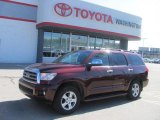 2008 Cassis Red Pearl Toyota Sequoia Limited 4WD #29201159