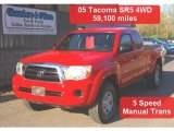 2005 Radiant Red Toyota Tacoma Access Cab 4x4 #29201297