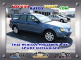 2007 Newport Blue Pearl Subaru Outback 2.5i Wagon #29201689