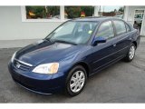 2003 Eternal Blue Pearl Honda Civic EX Sedan #29342759