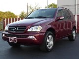 2003 Mercedes-Benz ML Bordeaux Red Metallic