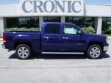 2010 Laser Blue Metallic GMC Sierra 1500 SLE Crew Cab #29342516