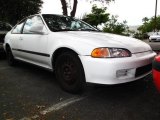 1995 Frost White Honda Civic EX Coupe #29404333