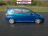 2007 Vivid Blue Pearl Honda Fit Sport #29439244