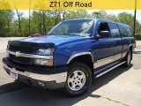 2003 Arrival Blue Metallic Chevrolet Silverado 1500 Z71 Extended Cab 4x4 #29438900