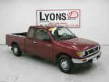 1996 Sunfire Red Pearl Toyota Tacoma V6 Extended Cab #29483225