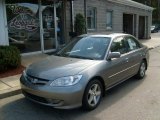 2004 Magnesium Metallic Honda Civic EX Sedan #29483700