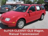 2003 Tornado Red Volkswagen Jetta GL Wagon #29483265