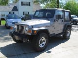 2002 Silverstone Metallic Jeep Wrangler X 4x4 #29483925