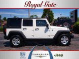 2008 Stone White Jeep Wrangler Unlimited Rubicon 4x4 #29483319