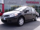 2010 Espresso Black Nissan Versa 1.8 S Hatchback #29483629