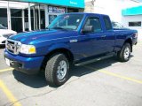 2007 Vista Blue Metallic Ford Ranger XLT SuperCab 4x4 #29536066