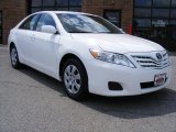 2010 Super White Toyota Camry LE #29536102