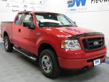 2007 Bright Red Ford F150 STX SuperCab 4x4 #29536671