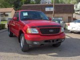 2003 Bright Red Ford F150 XLT Sport SuperCab 4x4 #29536716