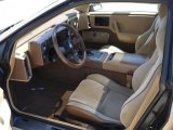 1986 Pontiac Fiero GT Beige Interior