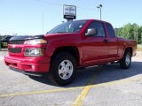 2008 Victory Red Chevrolet Colorado LS Extended Cab #29599918