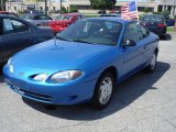 2001 Bright Atlantic Blue Metallic Ford Escort ZX2 Coupe #29669123