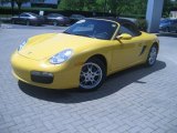 2005 Speed Yellow Porsche Boxster  #29669290