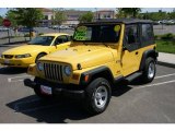 2003 Solar Yellow Jeep Wrangler X 4x4 #29669008