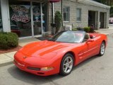 2002 Torch Red Chevrolet Corvette Convertible #29669075