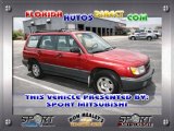 1999 Canyon Red Pearl Subaru Forester L #29724079