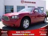 2007 Inferno Red Crystal Pearl Dodge Charger  #29723798