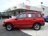 2000 Wildfire Red Chevrolet Tracker 4WD Hard Top #29723916