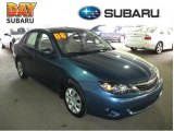 2008 Newport Blue Pearl Subaru Impreza 2.5i Sedan #29723755