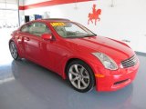 2004 Laser Red Infiniti G 35 Coupe #29751444