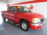 2004 Fire Red GMC Sierra 1500 SLE Extended Cab #29751450