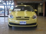 2010 Mellow Yellow Hyundai Accent GS 3 Door #29762840