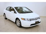 2007 Taffeta White Honda Civic LX Sedan #29762727