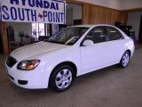 2009 Clear White Kia Spectra EX Sedan #29762891