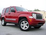 2008 Inferno Red Crystal Pearl Jeep Liberty Limited 4x4 #29762135