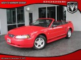 2003 Torch Red Ford Mustang V6 Convertible #29831631