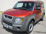 Sunset Orange Pearl Honda Element in 2004