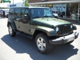 2008 Jeep Green Metallic Jeep Wrangler Unlimited Sahara 4x4 #29831835