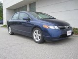 2007 Royal Blue Pearl Honda Civic EX Sedan #29899830