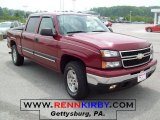 2006 Sport Red Metallic Chevrolet Silverado 1500 Z71 Crew Cab 4x4 #29899977