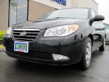 2007 Black Pearl Hyundai Elantra GLS Sedan #29900191