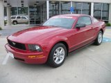 2008 Dark Candy Apple Red Ford Mustang V6 Premium Coupe #29899912