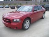 2008 Inferno Red Crystal Pearl Dodge Charger SE #29899922
