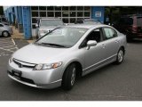 2007 Alabaster Silver Metallic Honda Civic Hybrid Sedan #29899478