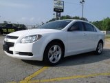 2010 Summit White Chevrolet Malibu LS Sedan #29957336