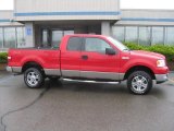 2005 Bright Red Ford F150 XLT SuperCab 4x4 #29957413