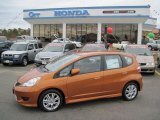 2010 Orange Revolution Metallic Honda Fit Sport #29957439