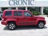 2008 Inferno Red Crystal Pearl Jeep Liberty Sport #29957280