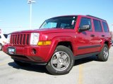 2006 Inferno Red Pearl Jeep Commander 4x4 #2974266